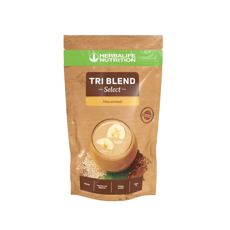 Tri Blend Select Yüksek Proteinli Muz Aromalı İçecek Tozu